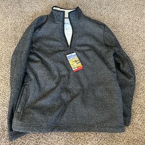 NWT Orvis Men's Lined 1/4 Zip Pullover